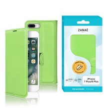 Etui Portefeuille Zanae Vert compatible iPhone 7 Plus et iPhone 8 Plus