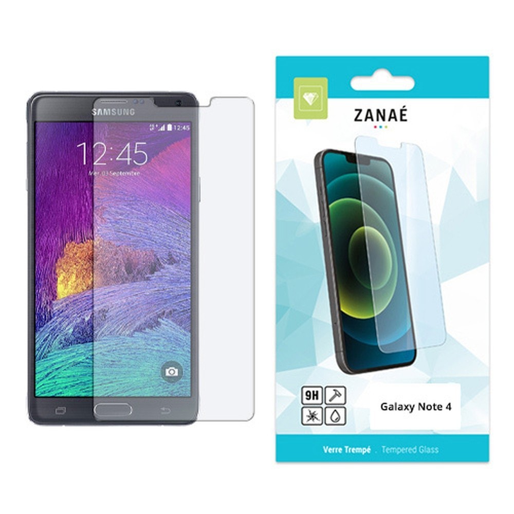 Verre trempé pour Galaxy Note 4 transparent