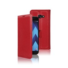 Etui Portefeuille Rouge pour Samsung Galaxy A5 (2017)