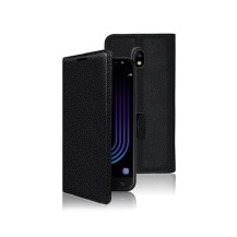 Étui portefeuille noir pour Samsung Galaxy J3 (2017)