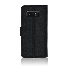 Etui Portefeuille noir pour Samsung Galaxy Note 8