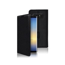 Etui Portefeuille noir pour Samsung Galaxy Note 8