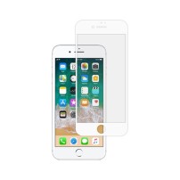 Verre trempé Full Cover iPhone SE/7/8 Blanc