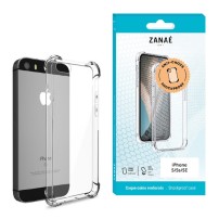 Coque silicone transparente pour iPhone avec coins renforcés