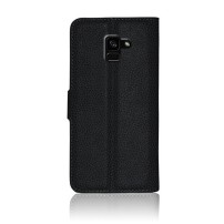 Etui Portefeuille Noir pour Samsung Galaxy A8 (2018)