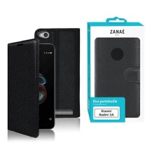 Étui portefeuille noir pour Xiaomi Redmi 5A