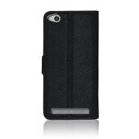 Étui portefeuille noir pour Xiaomi Redmi 5A