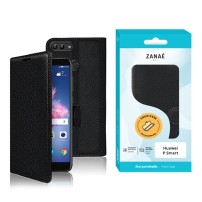 Étui Portefeuille Noir pour Huawei P Smart