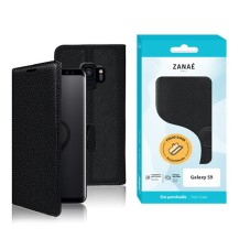 Etui portefeuille noir pour Samsung Galaxy S9