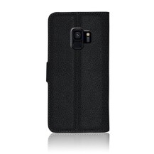Etui portefeuille noir pour Samsung Galaxy S9