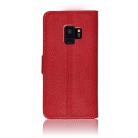 Étui Portefeuille Rouge pour Samsung Galaxy S9