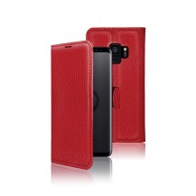 Étui Portefeuille Rouge pour Samsung Galaxy S9