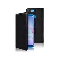 Étui Portefeuille Noir compatible Huawei Honor 9 Lite