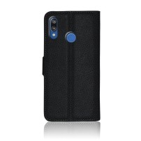 Etui portefeuille noir pour Huawei P20 Lite