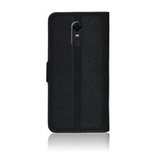 Etui portefeuille noir pour Xiaomi Redmi 5 Plus