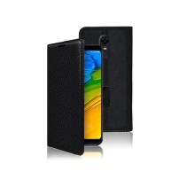Etui portefeuille noir pour Xiaomi Redmi 5 Plus