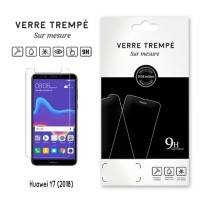 Verre trempé transparent pour Huawei Y7 (2018) et Honor 7C