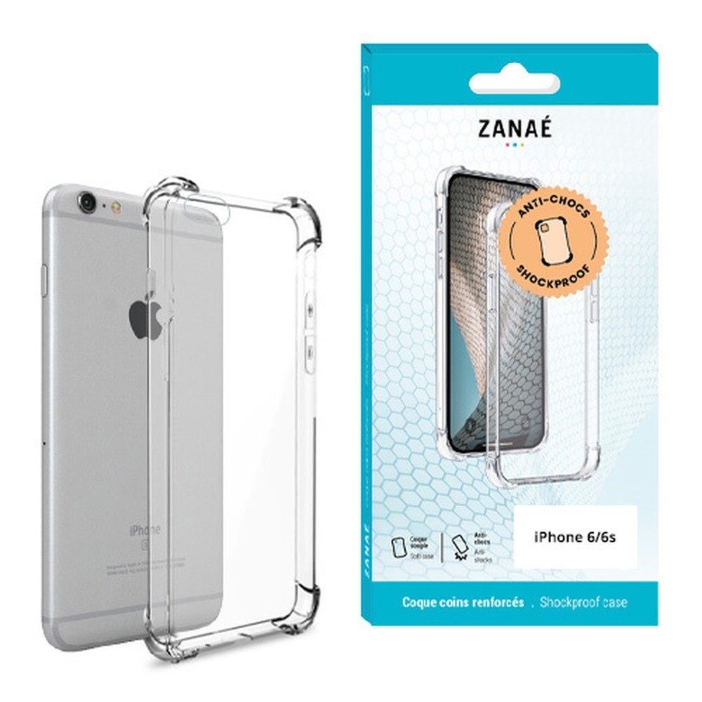 Coque silicone transparente pour iPhone 6 et 6s