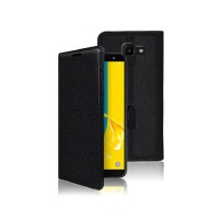 Étui Portefeuille Zanae Noir pour Samsung Galaxy J6 (2018)