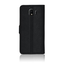 Etui Portefeuille Zanae noir pour Samsung Galaxy J4 (2018)
