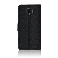 Etui Portefeuille Zanae noir pour Samsung Galaxy J4 (2018)