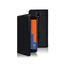 Etui Portefeuille Zanae noir pour Samsung Galaxy J4 (2018)