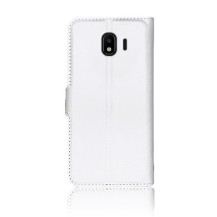 Etui portefeuille Zanae blanc compatible Samsung Galaxy J4 (2018)