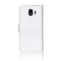 Etui portefeuille Zanae blanc compatible Samsung Galaxy J4 (2018)