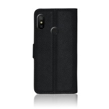 Étui Portefeuille Zanae noir pour Xiaomi Mi A2 Lite