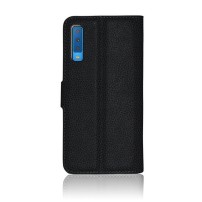 Etui portefeuille Zanae noir pour Samsung Galaxy A7 2018