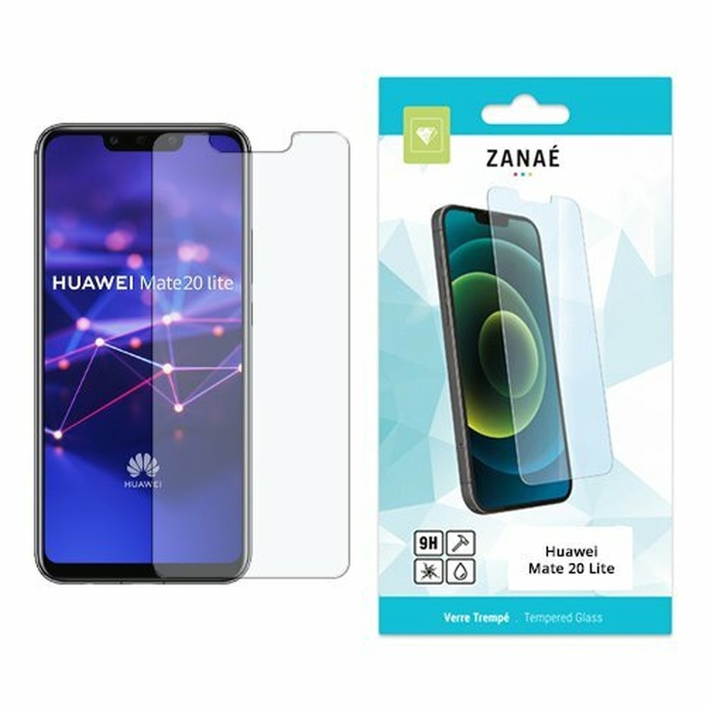 Verre trempé transparent pour Huawei Mate 20 Lite