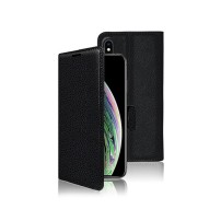 Étui portefeuille Zanae noir pour iPhone XS Max