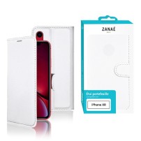 Etui Portefeuille Zanae pour iPhone XR Blanc