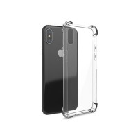 Coque silicone transparente pour iPhone X/XS avec coins renforcés