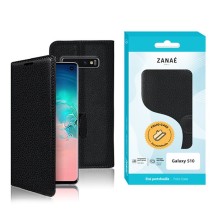 Etui Portefeuille Zanae noir pour Samsung Galaxy S10