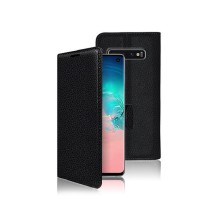 Etui Portefeuille Zanae noir pour Samsung Galaxy S10