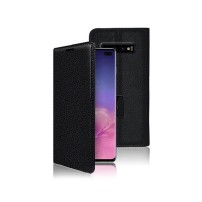 Étui Portefeuille Zanae Noir pour Samsung Galaxy S10 Plus