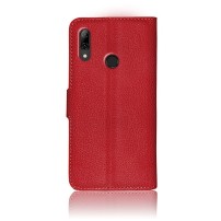 Étui Portefeuille Rouge pour Honor 10 Lite et Huawei P Smart 2019