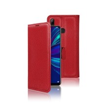 Étui Portefeuille Rouge pour Honor 10 Lite et Huawei P Smart 2019