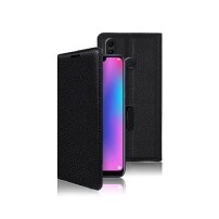 Étui portefeuille noir pour Honor 8C