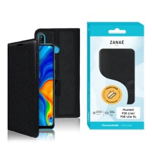 Etui portefeuille Zanae noir pour Huawei P30 Lite et P30 Lite XL
