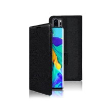 Etui Portefeuille Zanae noir pour Huawei P30 Pro et Pro New Edition