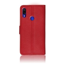 Étui portefeuille rouge pour Xiaomi Redmi Note 7/7 Pro