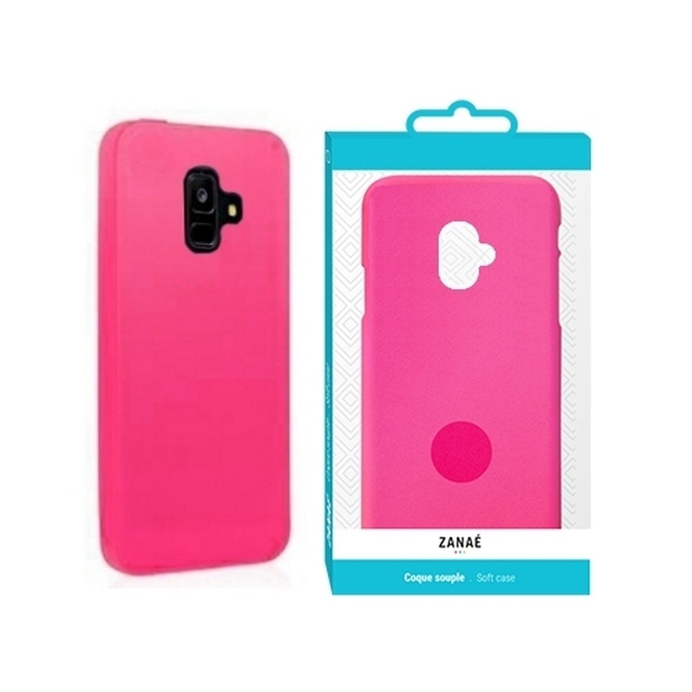 Coque Zanae Color pour Samsung Galaxy J6 fushia