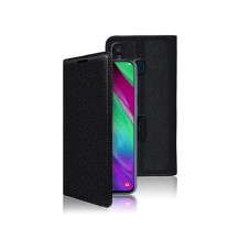 Etui Portefeuille Zanae pour Galaxy A40 Noir