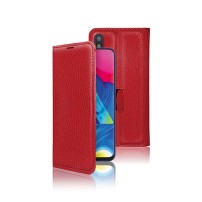 Etui Portefeuille Zanae pour Samsung Galaxy M10 Rouge