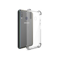 Coque Silicone transparente avec coins renforcés pour Samsung Galaxy A40