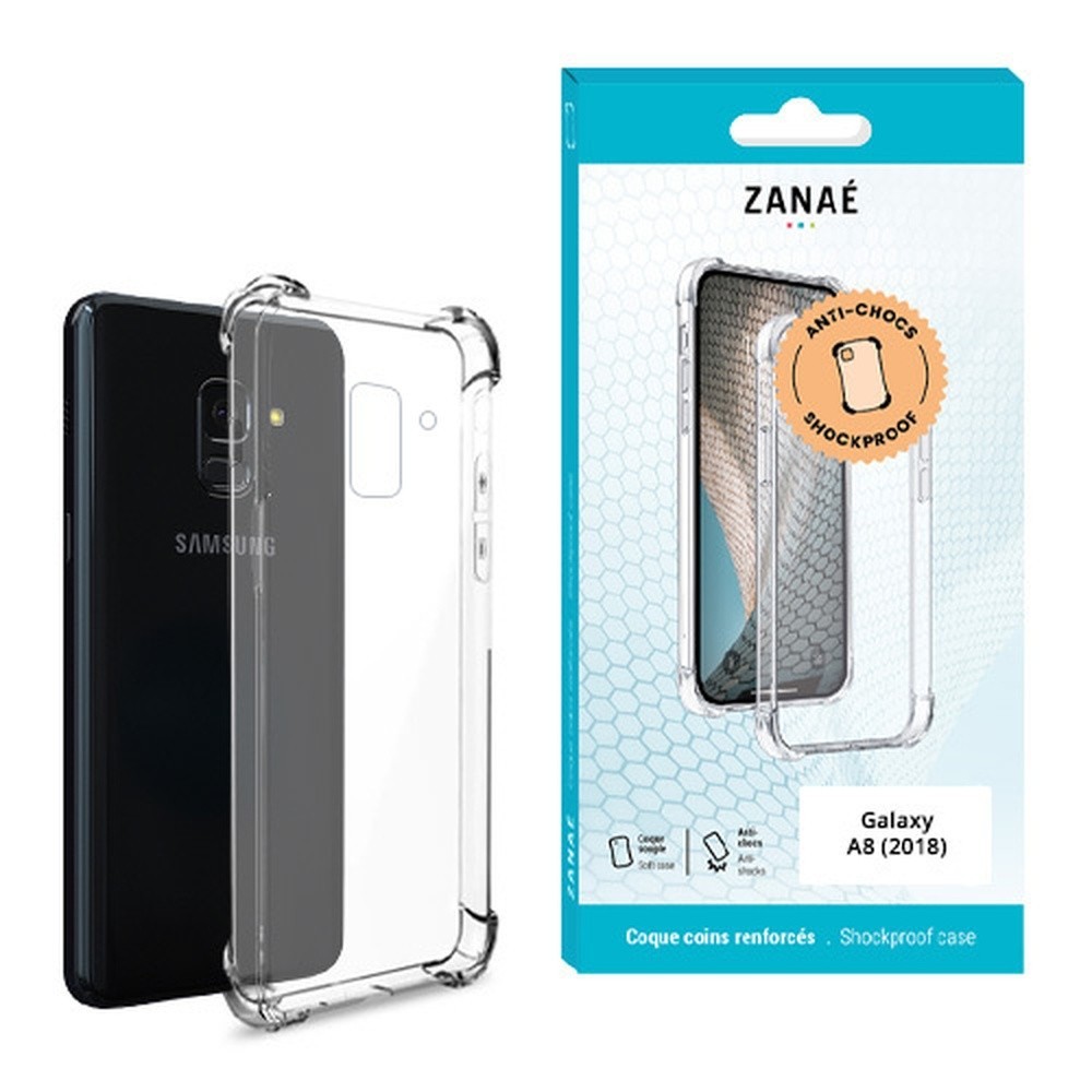 Coque silicone transparente pour Samsung Galaxy A8 (2018)