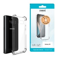 Coque transparente avec coins renforcés pour Samsung Galaxy S8
