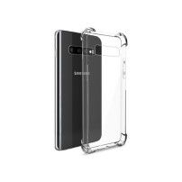 Coque Silicone Transparent avec Coins Renforcés pour Galaxy S10 Plus